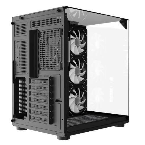 TURBOX Teras Akvaryum Cam Tasarım 4XARGB Fan 500W PSU USB 3.0 ATX Oyuncu Bilgisayar Kasası
